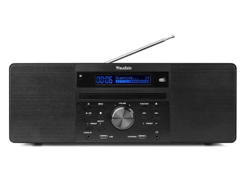 Audizio Radio/CD-Player Prato Schwarz