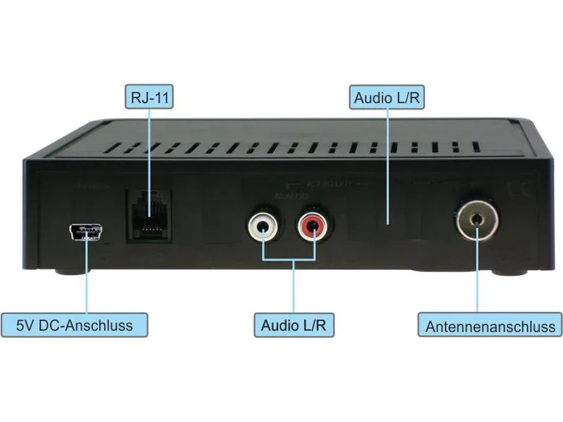 CE DAB+ Radio Vistron Youtune1 Schwarz