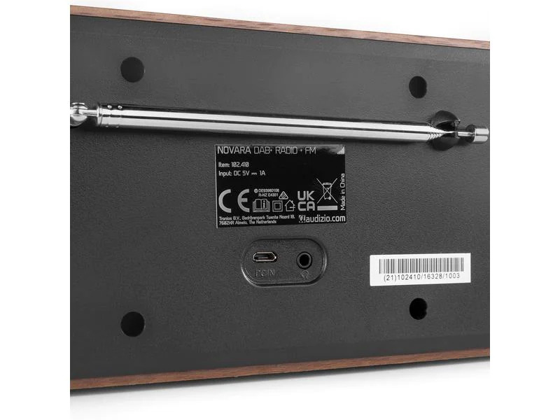 Audizio DAB+ Radio Novara Holzoptik
