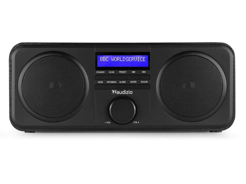 Audizio DAB+ Radio Novara Schwarz