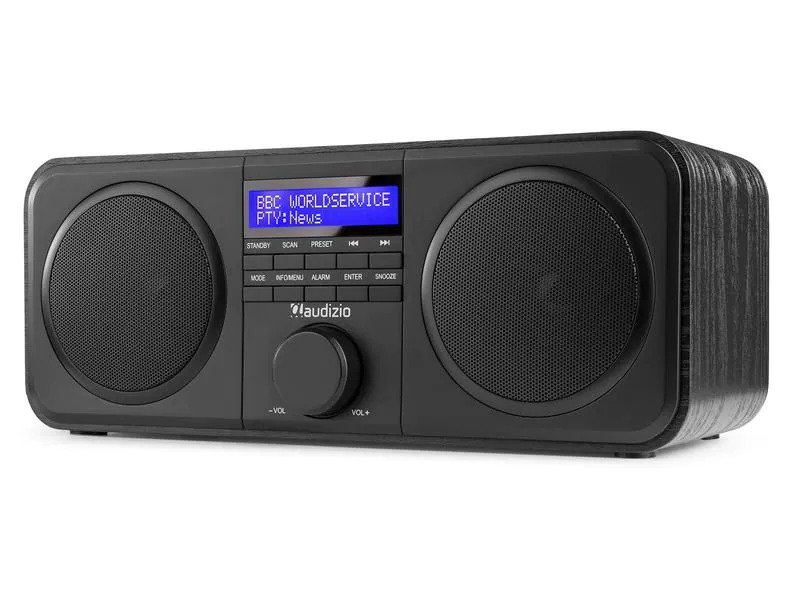 Audizio DAB+ Radio Novara Schwarz