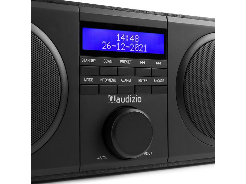 Audizio DAB+ Radio Novara Schwarz