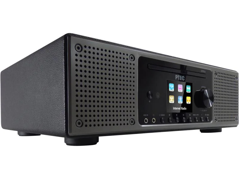 P TEC Internet Radio Pilatus II Schwarz