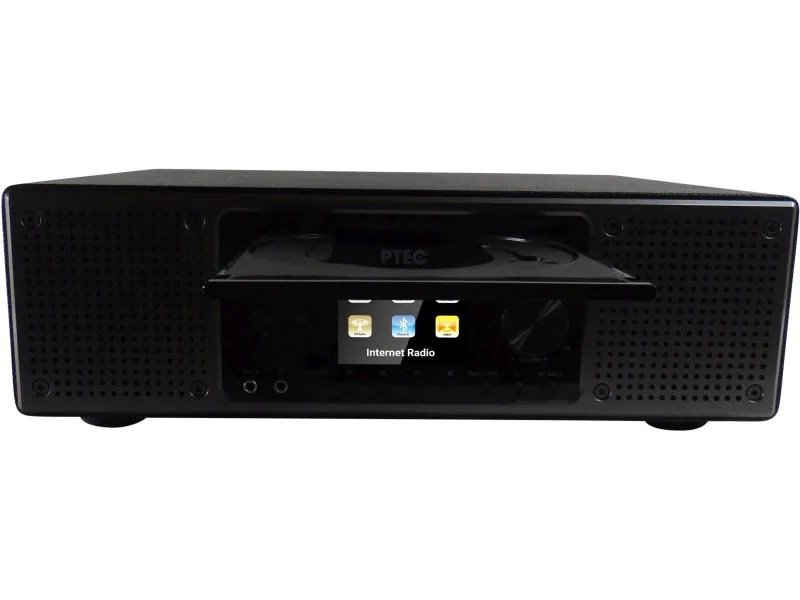 P TEC Internet Radio Pilatus II Schwarz