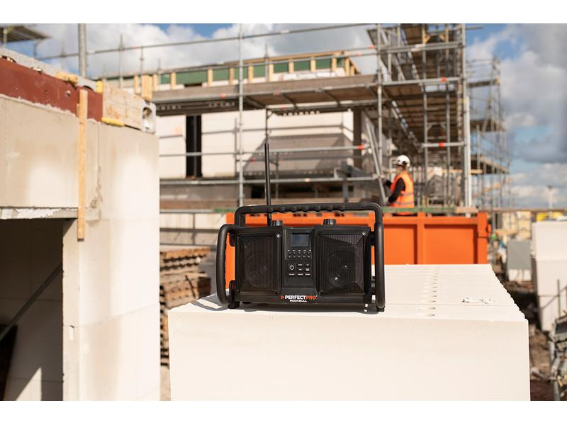 Perfectpro DAB+ Radio ROCKBULL Schwarz