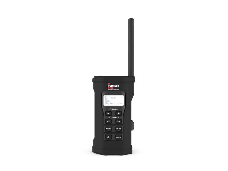 Perfectpro DAB+ Radio SOLOWORKER Schwarz