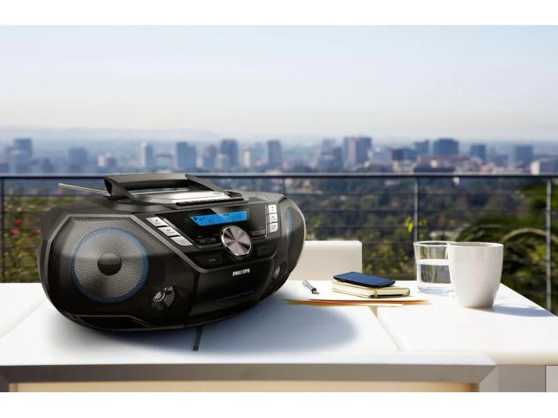 Philips Radio/CD-Player AZB798T/12 Schwarz