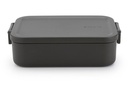 Brabantia Lunchbox Make &amp; Take 20.4 x 13.6 x 5.7 cm, Dunkelgrau