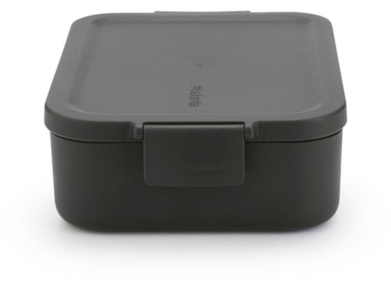 Brabantia Lunchbox Make &amp; Take 20.4 x 13.6 x 5.7 cm, Dunkelgrau