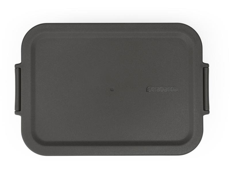 Brabantia Lunchbox Make &amp; Take 20.4 x 13.6 x 5.7 cm, Dunkelgrau