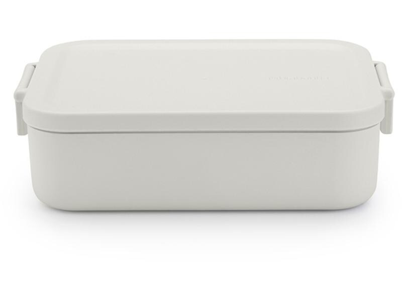 Brabantia Lunchbox Make &amp; Take 20.4 x 13.6 x 5.7 cm, Hellgrau