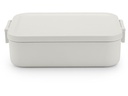 Brabantia Lunchbox Make &amp; Take 20.4 x 13.6 x 5.7 cm, Hellgrau