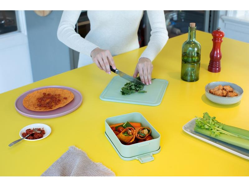 Brabantia Lunchbox Make &amp; Take 20.4 x 13.6 x 5.7 cm, Hellgrün