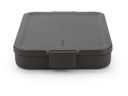Brabantia Lunchbox Make &amp; Take 25.5 x 16.6 x 3.7 cm, Dunkelgrau