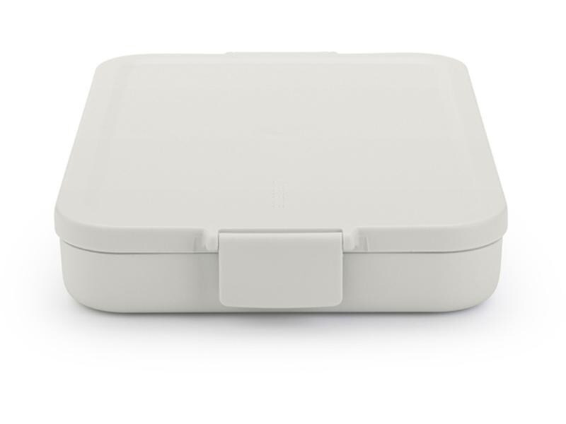 Brabantia Lunchbox Make &amp; Take 25.5 x 16.6 x 3.7 cm, Hellgrau