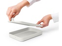 Brabantia Lunchbox Make &amp; Take 25.5 x 16.6 x 3.7 cm, Hellgrau