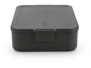 Brabantia Lunchbox Make &amp; Take 25.5 x 16.7 x 6 cm, Dunkelgrau
