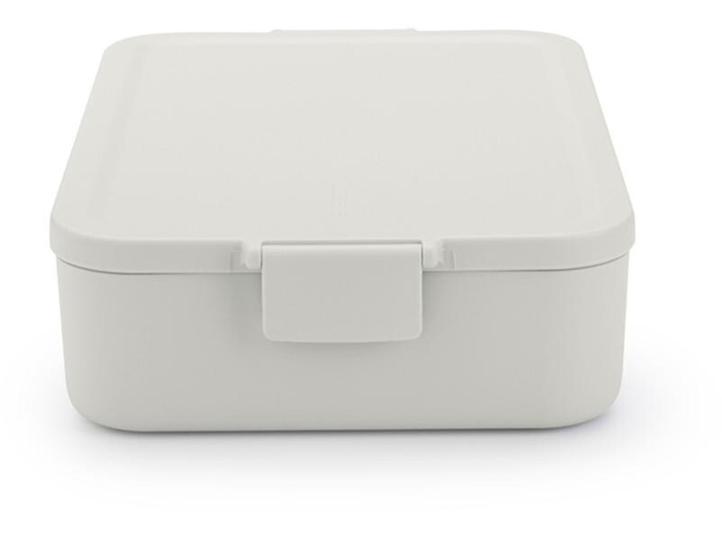 Brabantia Lunchbox Make &amp; Take 25.5 x 16.7 x 6 cm, Hellgrau