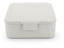 Brabantia Lunchbox Make &amp; Take 25.5 x 16.7 x 6 cm, Hellgrau