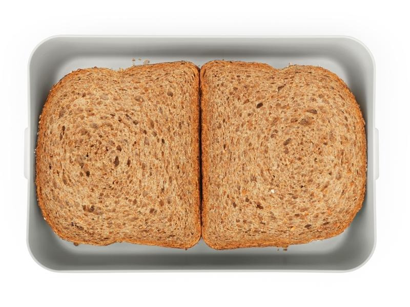 Brabantia Lunchbox Make &amp; Take 25.5 x 16.7 x 6 cm, Hellgrau