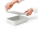 Brabantia Lunchbox Make &amp; Take 25.5 x 16.7 x 6 cm, Hellgrau