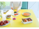 Brabantia Lunchbox Make &amp; Take 25.5 x 16.7 x 6 cm, Hellgrau
