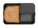 Brabantia Lunchbox Make &amp; Take 25.5 x 16.7 x 6.2 cm, Dunkelgrau