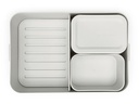 Brabantia Lunchbox Make &amp; Take 25.5 x 16.7 x 6.2 cm, Hellgrau