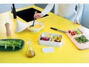 Brabantia Lunchbox Make &amp; Take 25.5 x 16.7 x 6.2 cm, Hellgrau