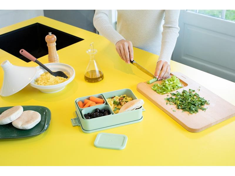 Brabantia Lunchbox Make &amp; Take 25.5 x 16.7 x 6.2 cm, Hellgrün