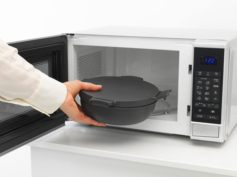 Brabantia Salatbehälter Make &amp; Take Dunkelgrau