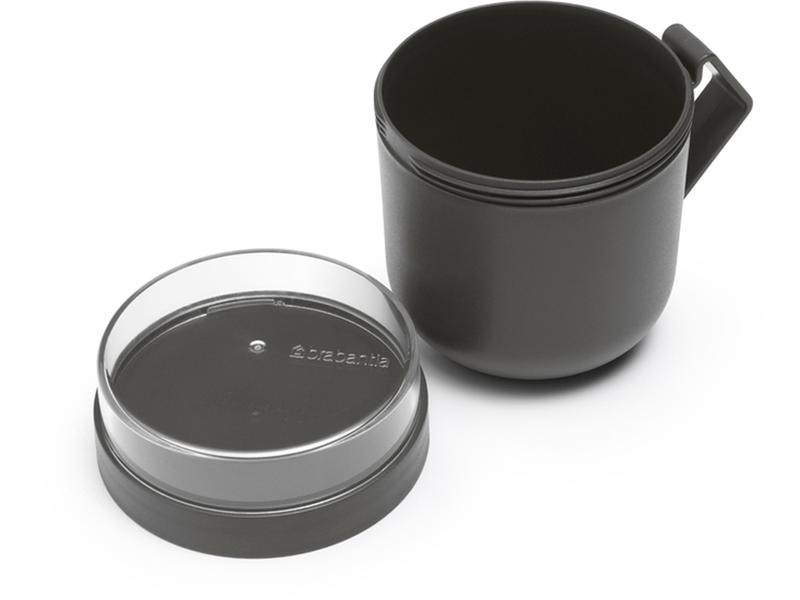 Brabantia Suppenbehälter Make &amp; Take 600 ml, Dunkelgrau