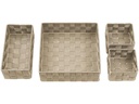 Diaqua Aufbewahrungskorb Irina 4 Stück, Beige