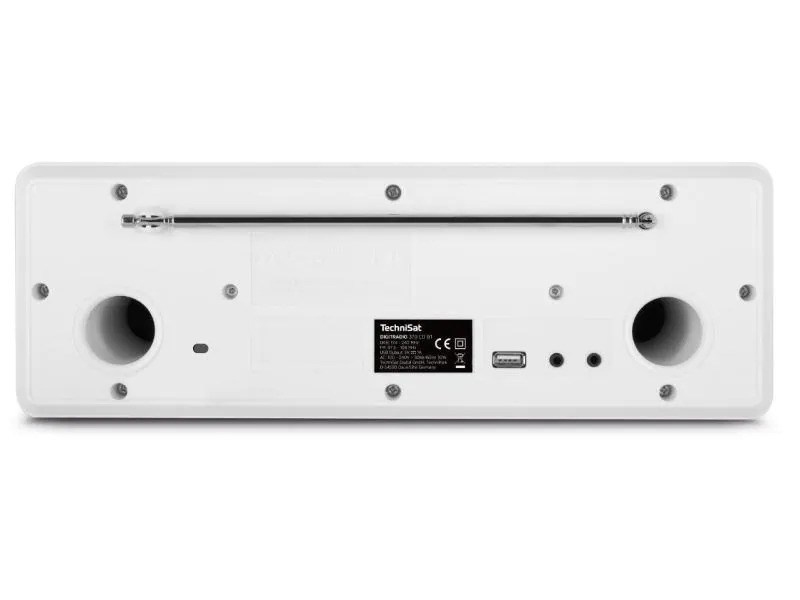 Technisat DAB+ Radio DigitRadio 370 CD BT Weiss