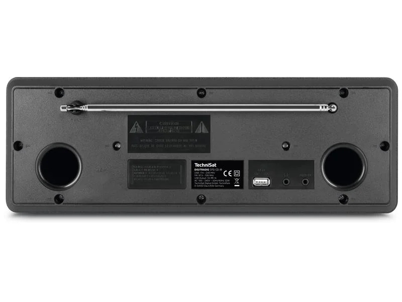 Technisat DAB+ Radio DigitRadio 370 CD IR Schwarz