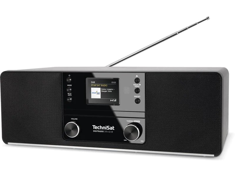 Technisat DAB+ Radio DigitRadio 370 CD IR Schwarz