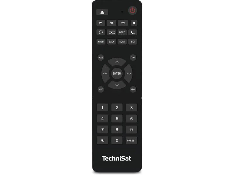Technisat DAB+ Radio DigitRadio 370 CD IR Schwarz