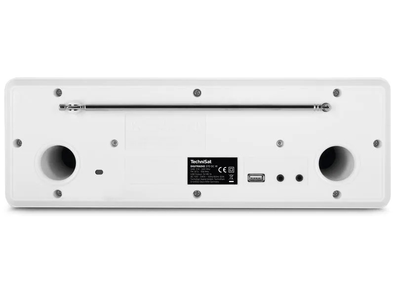 Technisat DAB+ Radio DigitRadio 370 CD IR Weiss