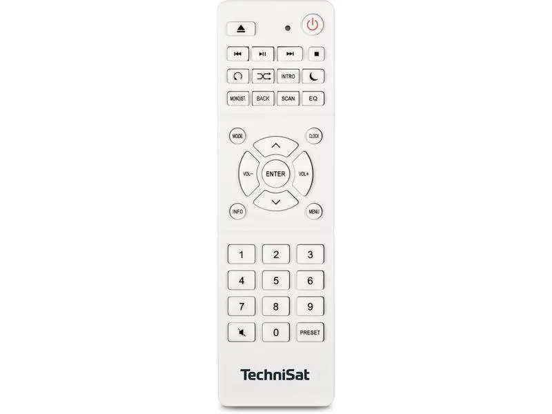 Technisat DAB+ Radio DigitRadio 370 CD IR Weiss