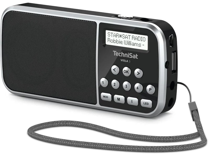 Technisat DAB+ Radio Viola 3 Schwarz