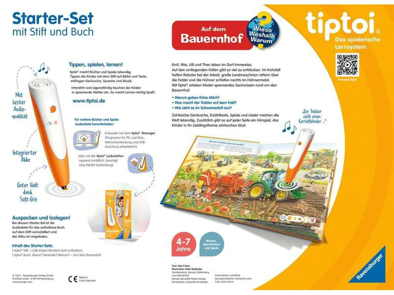 tiptoi Starter-Set Stift und Bauernhof-Buch