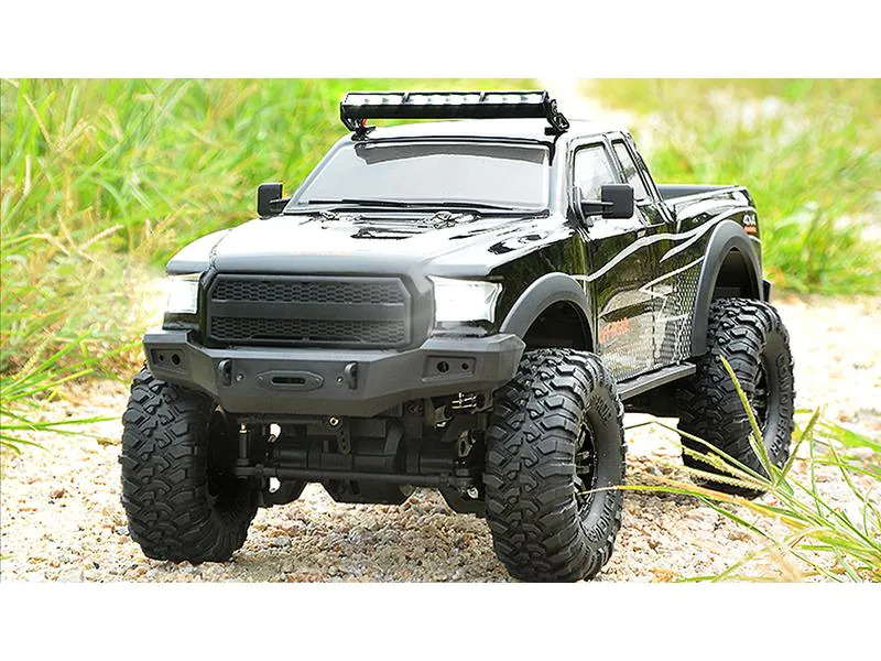Amewi Scale Crawler Dirt Climbing PickUp 4WD, Schwarz 1:10, RTR