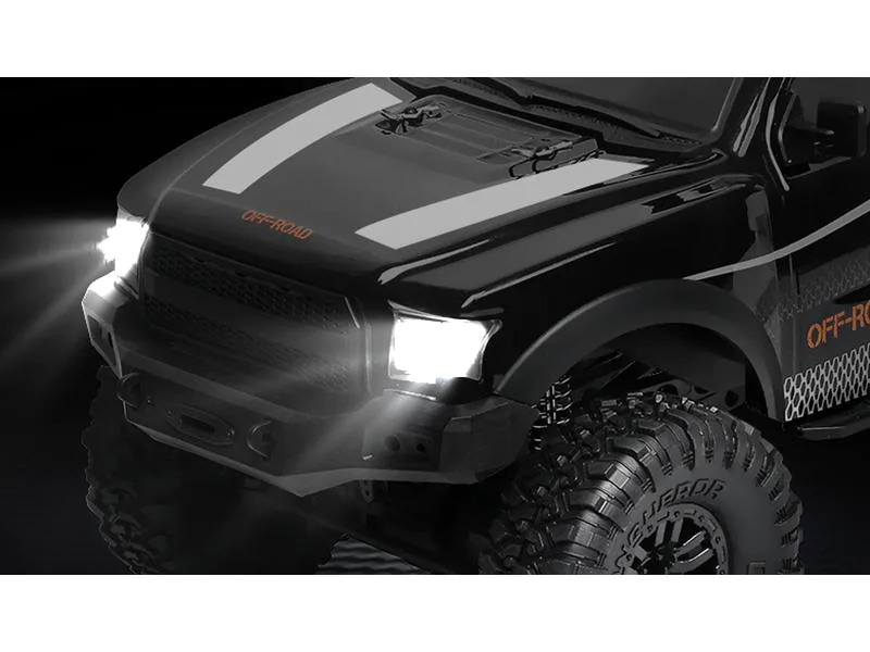 Amewi Scale Crawler Dirt Climbing PickUp 4WD, Schwarz 1:10, RTR