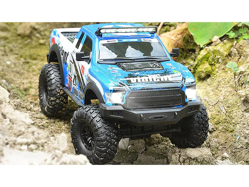 Amewi Scale Crawler Dirt Climbing Race PickUp 4WD, Blau 1:10, RTR