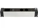 Bachmann Einbausteckerleiste POWER FRAME 2x T13, 1x USB A/C, 1x Leer