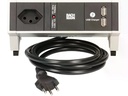 Bachmann Tischsteckdosenleiste DESK 2 1x T13 1x USB A Doppelladegerät
