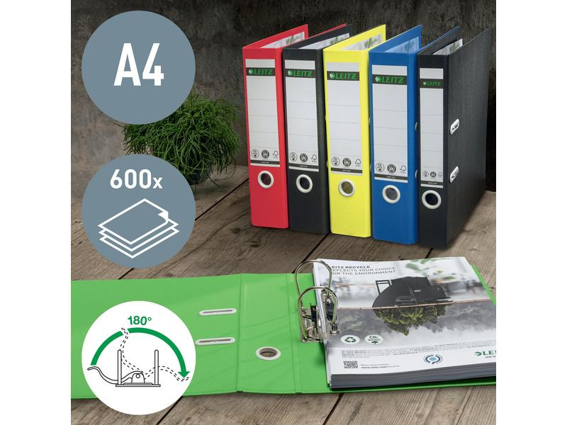 Leitz Ordner Recycle 180° A4 Breit, Grün