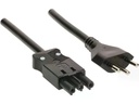Max Hauri Anschlusskabel 10 m AC 166 - T12, Schwarz