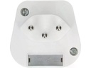 Max Hauri Reiseadapter GB – CH, Weiss