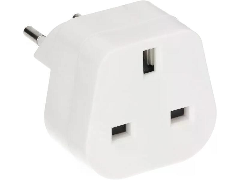 Max Hauri Reiseadapter GB – CH, Weiss